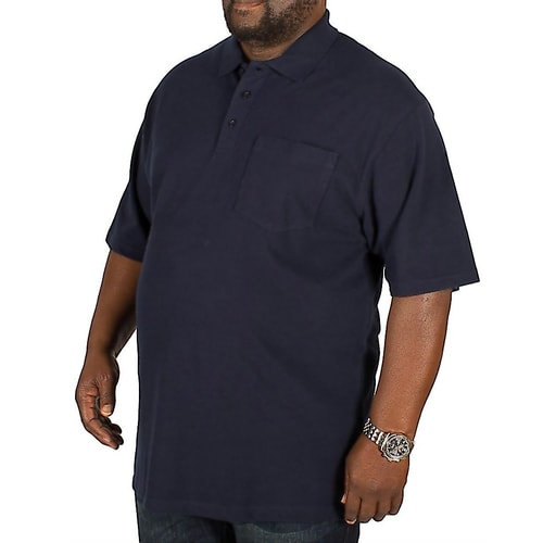 Bigdude Polo Shirt With Pocket Navy